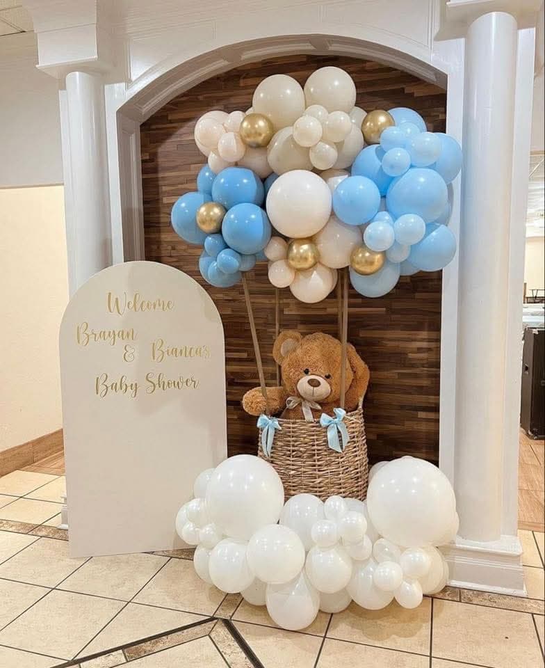 Globo aerostático decorativo para baby shower
